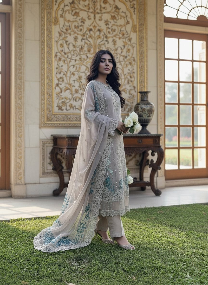 Embroidered Organza (RDF-174)