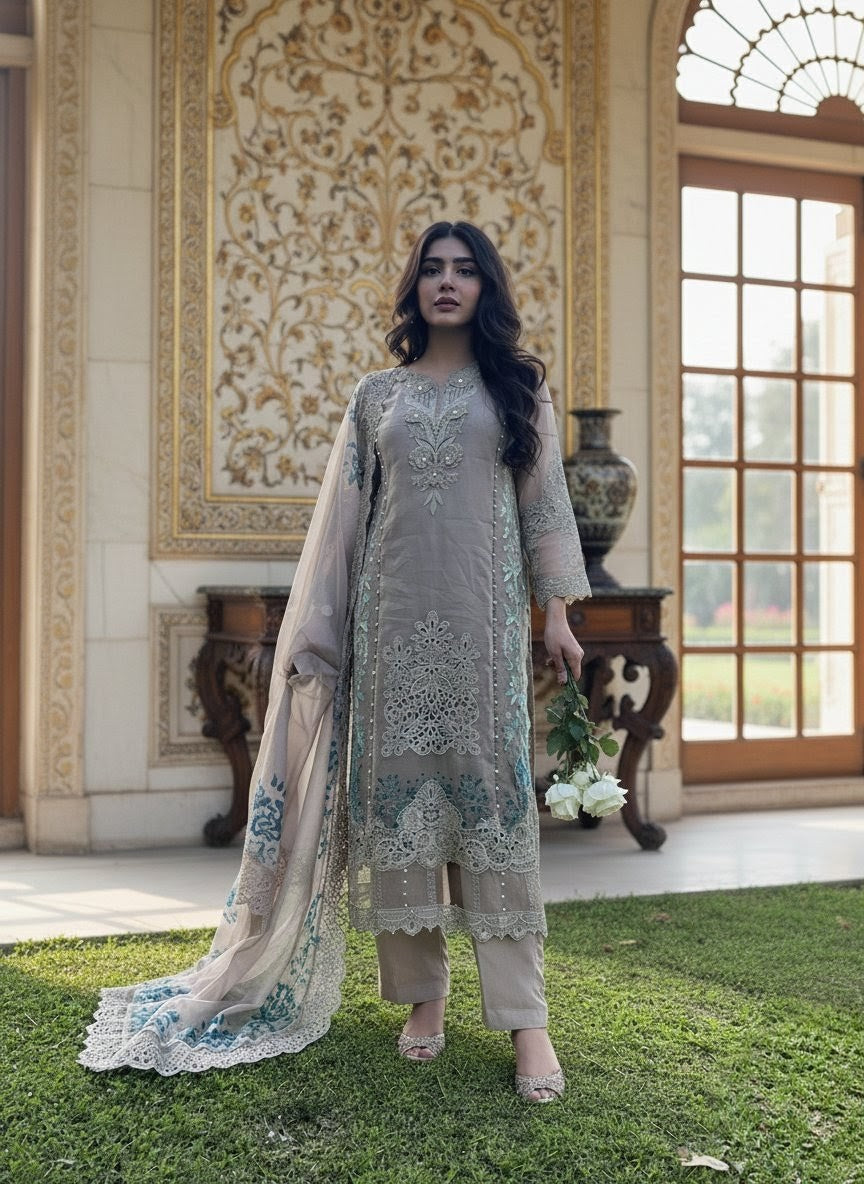 Embroidered Organza (RDF-174)